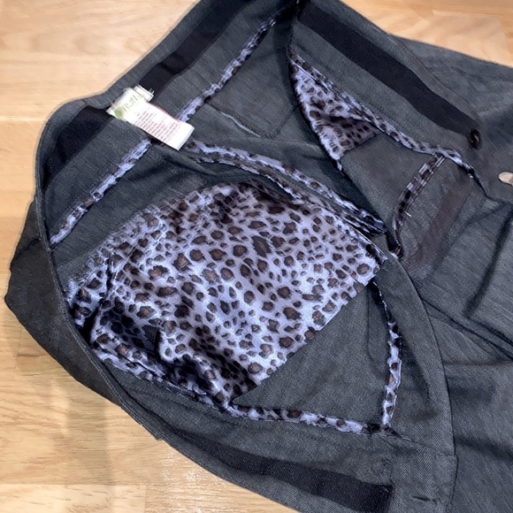 ✅Nylon By DEX full length dress pants, grey/black herringbone,hook, button zip 🩶 - Picture 6 of 7